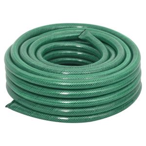 vidaXL Tuinslang 0,9'' 100 m PVC groen