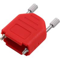 encitech DPPK25-FMR-K 6353-0143-03 D-sub behuizing Aantal polen: 25 Polyamide 180 ° Rood 1 stuk(s) - thumbnail