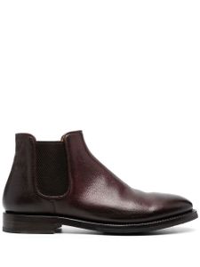 Alberto Fasciani bottines Chelsea en cuir - Marron