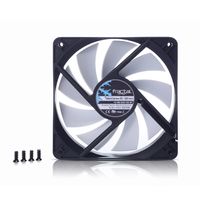 Fractal Design Silent Series R3 120 mm Computer behuizing Ventilator 12 cm Zwart, Wit - thumbnail