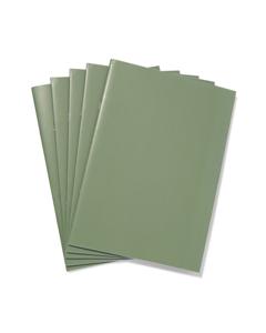 HEMA Schriften Gelinieerd Groen A4 - 5 Stuks