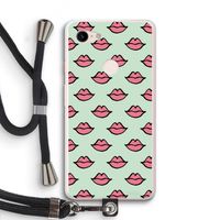 Lipjes: Pixel 3 XL Transparant Hoesje met koord