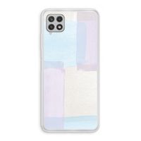 Square pastel: Samsung Galaxy A22 4G Transparant Hoesje