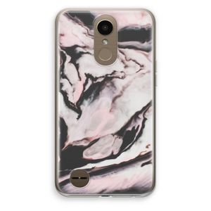 Roze stroom: LG K10 (2017) Transparant Hoesje