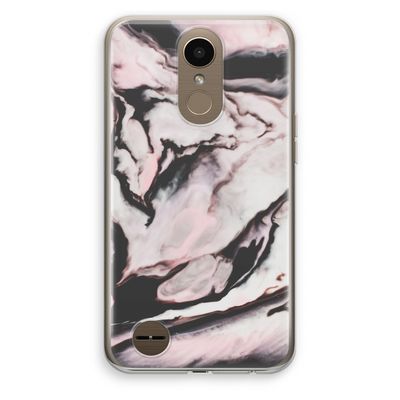 Roze stroom: LG K10 (2017) Transparant Hoesje