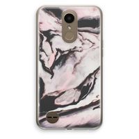 Roze stroom: LG K10 (2017) Transparant Hoesje
