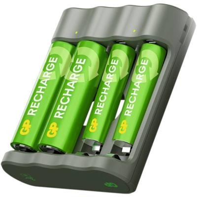 GP Lader voor accupacks NiMH AAA (potlood), AA (penlite)