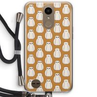 Uilen: LG K10 (2017) Transparant Hoesje met koord