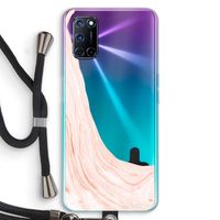 Peach bath: Oppo A92 Transparant Hoesje met koord