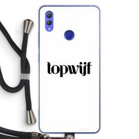 Topwijf Wit: Honor Note 10 Transparant Hoesje met koord Topwijf Wit: Honor Note 10 Transparant Hoesje met koord