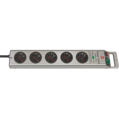 Brennenstuhl Super-Solid 13500A +surge protection 5x stekkerdoos