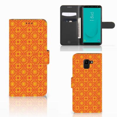 Samsung Galaxy J6 2018 | Telefoon Hoesje | Batik Oranje