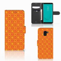 Samsung Galaxy J6 2018 | Telefoon Hoesje | Batik Oranje