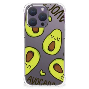 iPhone 15 Pro Stevig Bumper Hoesje Avocado Singing