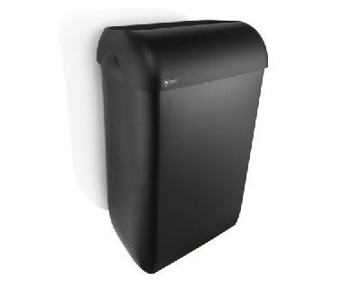 Satino black afvalbak kunststof (43 liter)