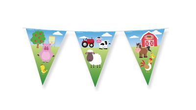 Vlaggenlijn Boerderij Dieren (10m)
