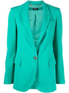 LIU JO blazer boutonné à revers pointus - Vert