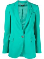 LIU JO blazer boutonné à revers pointus - Vert - thumbnail