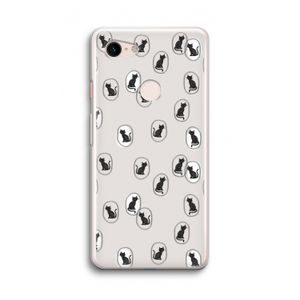 Miauw: Google Pixel 3 Transparant Hoesje