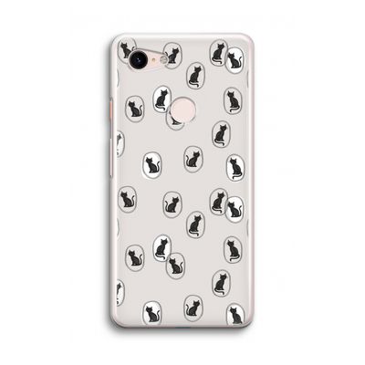 Miauw: Google Pixel 3 Transparant Hoesje