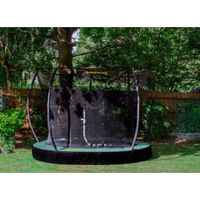 Jumpking InGround Deluxe trampoline 366 cm zwart/groen - thumbnail
