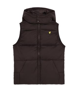 Lyle & Scott winter gilet jongens - zwart - gewatteerd