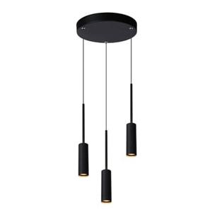 Lucide TUBULE Hanglamp 3xGeïntegreerde LED - Zwart