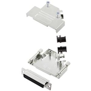 TRU COMPONENTS TCD45ZK25HDS44K 7709820 D-sub female connectorset 45 ° Aantal polen: 44 Soldeerkelk 1 stuk(s)