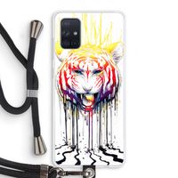Fading: Samsung Galaxy A71 Transparant Hoesje met koord