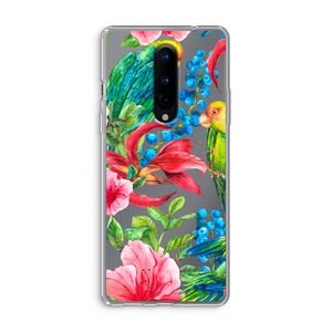 Papegaaien: OnePlus 8 Transparant Hoesje