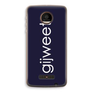 Gijweet: Motorola Moto Z Force Transparant Hoesje