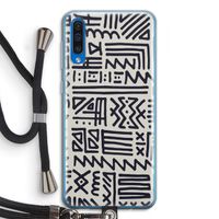 Marrakech print: Samsung Galaxy A50 Transparant Hoesje met koord