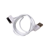 Akyga AK-USB-08 USB-kabel USB 2.0 1 m USB A Micro-USB B/Lightning/Apple 30-pin Wit - thumbnail