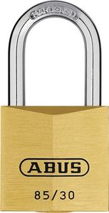 ABUS Cilinderhangslot | breedte slotlichaam 30 mm | messing verschillendsluitend | 1 stuk - 2410 2410