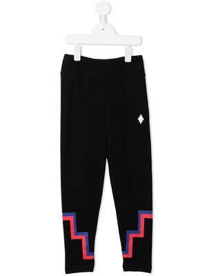 Marcelo Burlon County Of Milan Kids legging à imprimé - Noir