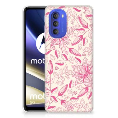 Motorola Moto G51 5G | TPU Case | Pink Flowers