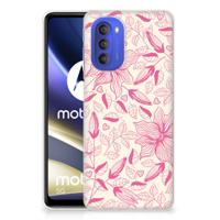 Motorola Moto G51 5G | TPU Case | Pink Flowers