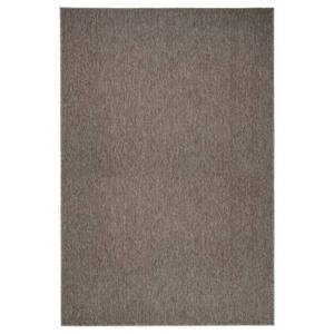 Tapeso Laagpolig vloerkleed Lush - taupe|lichtgrijs - 80x200 cm