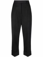 Thom Browne pantalon de tailleur en laine à détails de perles - Noir