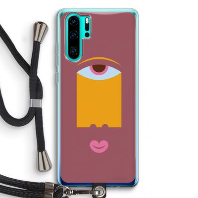 Mono V: Huawei P30 Pro Transparant Hoesje met koord