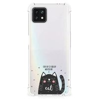 OPPO A53 5G | A73 5G Stevig Bumper Hoesje Cat Good Day