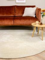 MOMO Rugs - Vloerkleed Panorama Uni Rond White - 250 rond
