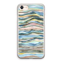 Watercolor Agate: iPhone 8 Transparant Hoesje