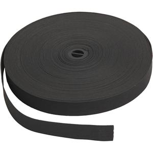 Hobby band elastiek - 2x - zwart - rol van 25 meter - breedte 20 mm - Zelf kleding maken