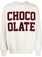 CHOCOOLATE sweat en jersey à logo imprimé - Blanc