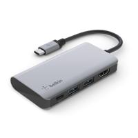 Belkin AVC006btSGY USB 3.2 Gen 1 (3.1 Gen 1) Type-C Zilver - thumbnail