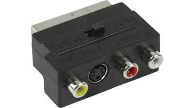 Nedis 3x RCA + S-VHS naar Scart