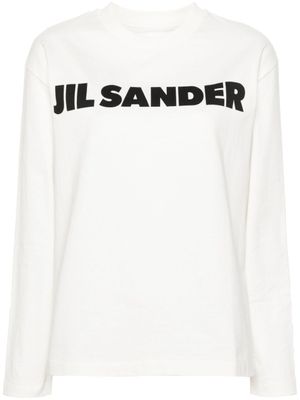 Jil Sander sweat à logo imprimé - Tons neutres