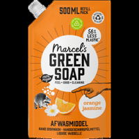 Marcel&apos;s Green Soap Orange Jasmine Afwasmiddel Refill Pack 500 ml bij Jumbo