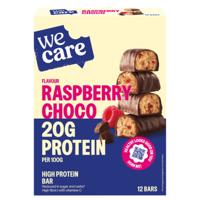 WeCare High Protein Raspberry Choco Bars (12 repen) WeCare High Protein Raspberry Choco Bars (12 repen)